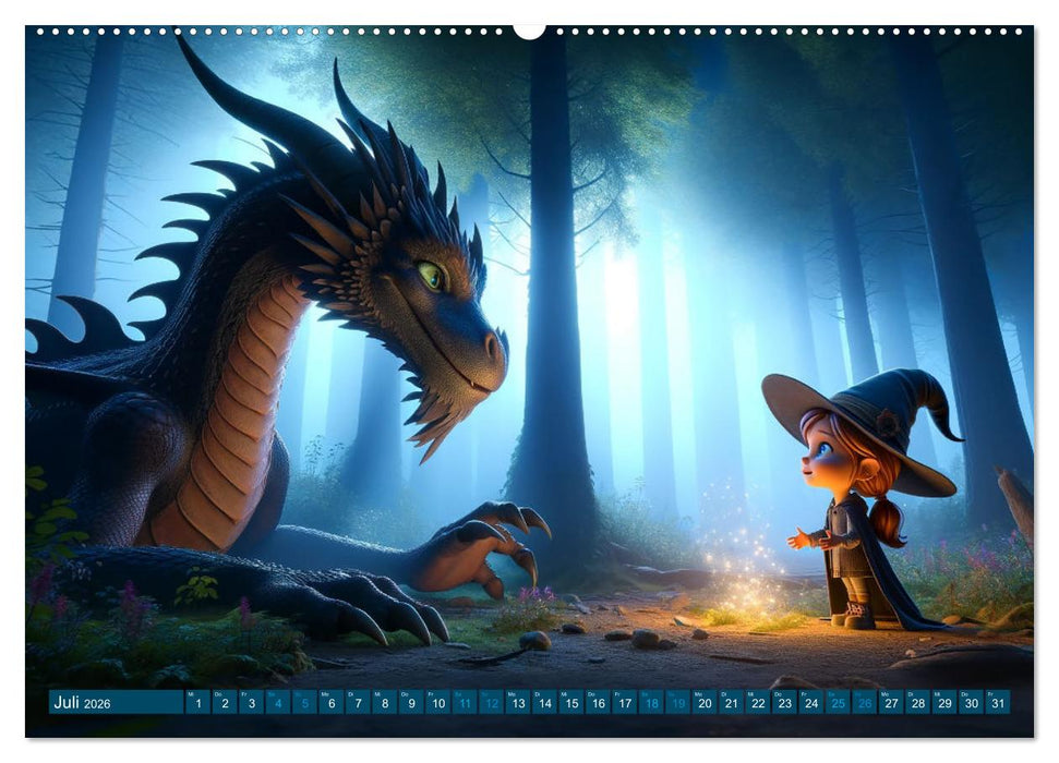 Hexenwelten: Ein Jahr voller Magie und Mysterien (CALVENDO Premium Wandkalender 2026)