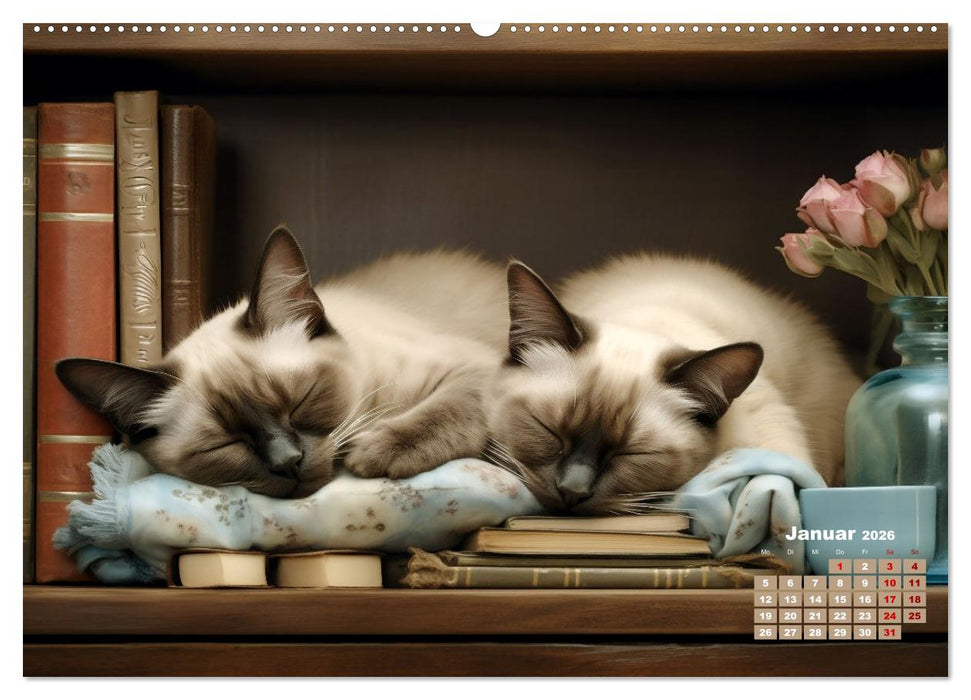 Lieblingsschlafplätze (CALVENDO Premium Wandkalender 2026)