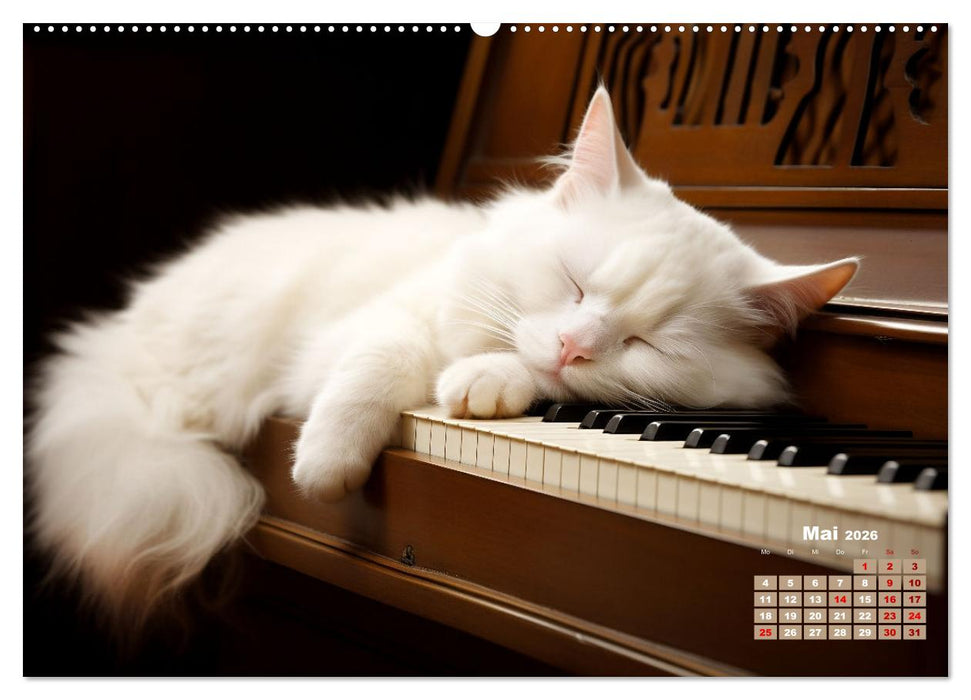 Lieblingsschlafplätze (CALVENDO Premium Wandkalender 2026)