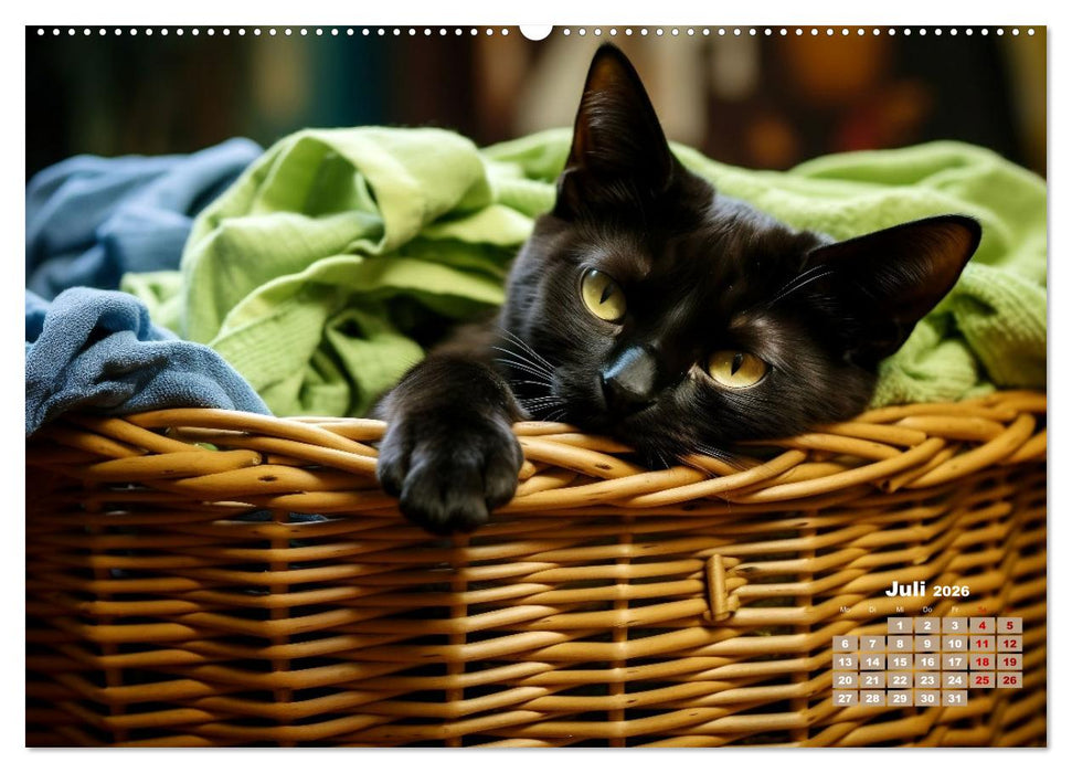 Lieblingsschlafplätze (CALVENDO Premium Wandkalender 2026)