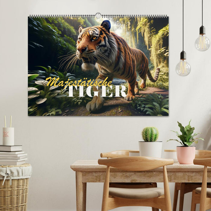 Majestätische Tiger (CALVENDO Wandkalender 2026)