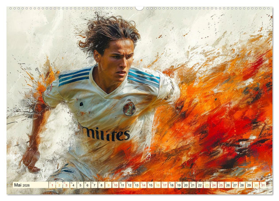 Fußball - alles geben (CALVENDO Premium Wandkalender 2026)