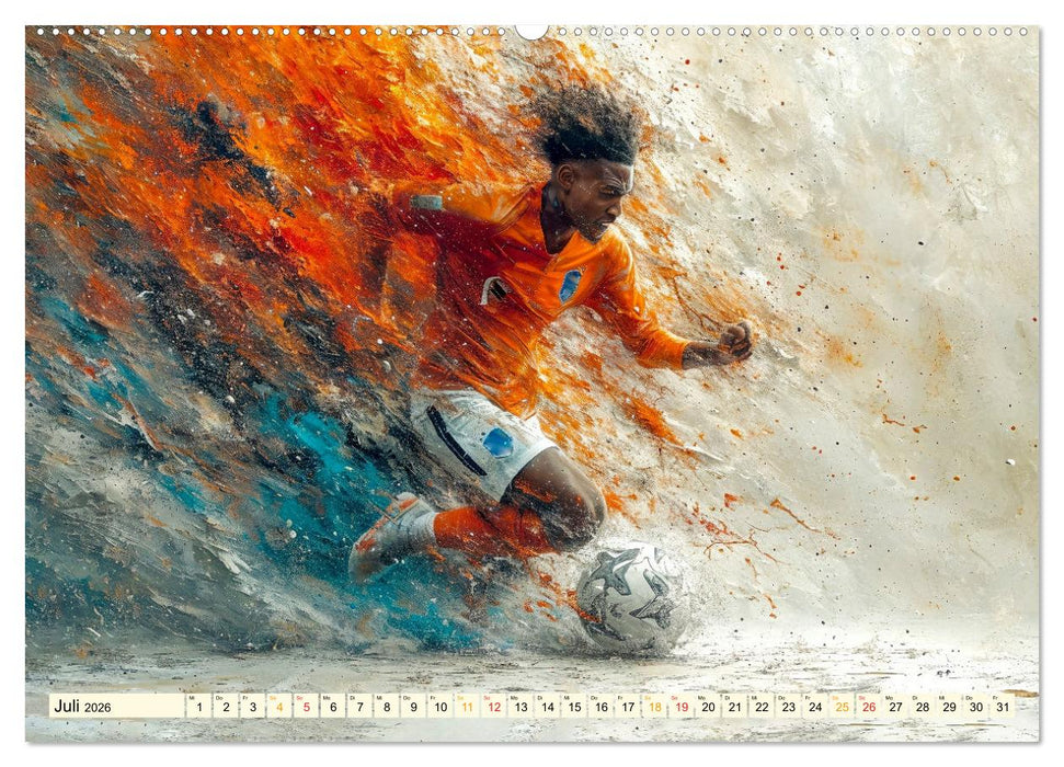 Fußball - alles geben (CALVENDO Premium Wandkalender 2026)