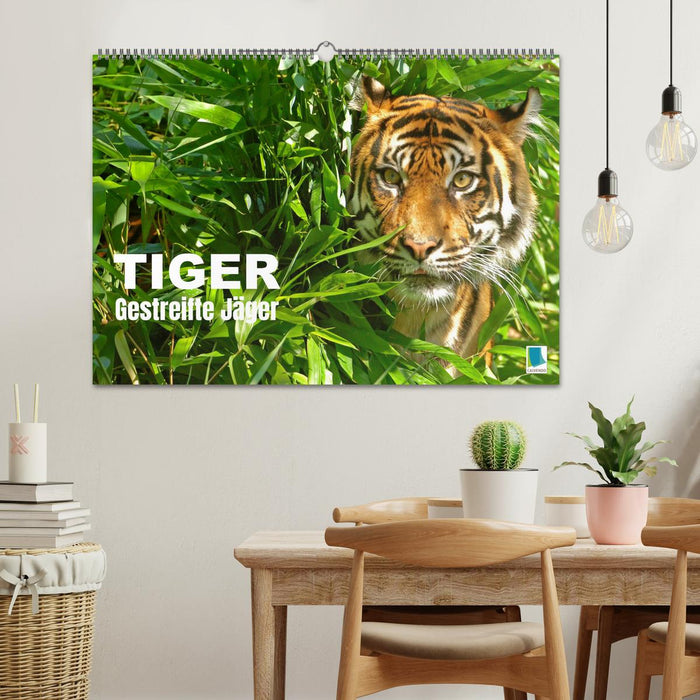 Tiger: Gestreifte Jäger (CALVENDO Wandkalender 2026)