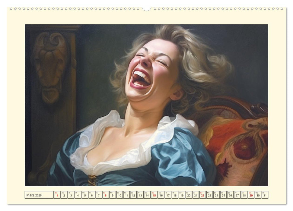 Das lachende Mittelalter. Spaß und Schenkelklopfer gab es schon immer! (CALVENDO Wandkalender 2026)