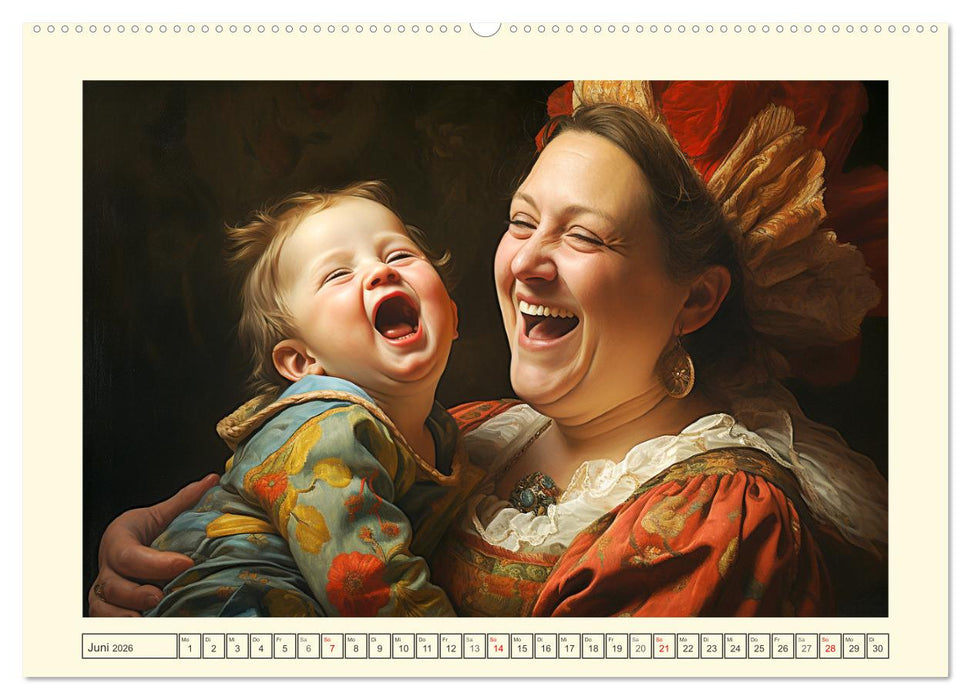 Das lachende Mittelalter. Spaß und Schenkelklopfer gab es schon immer! (CALVENDO Wandkalender 2026)