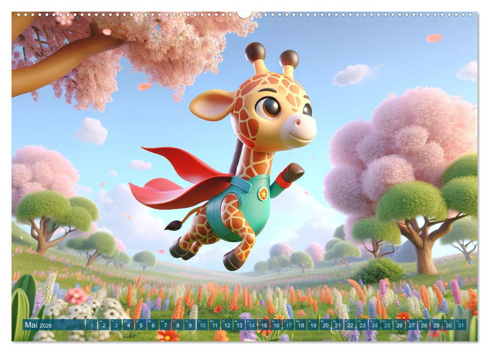 Heldenpfoten: Monat für Monat im Einsatz (CALVENDO Premium Wandkalender 2026)