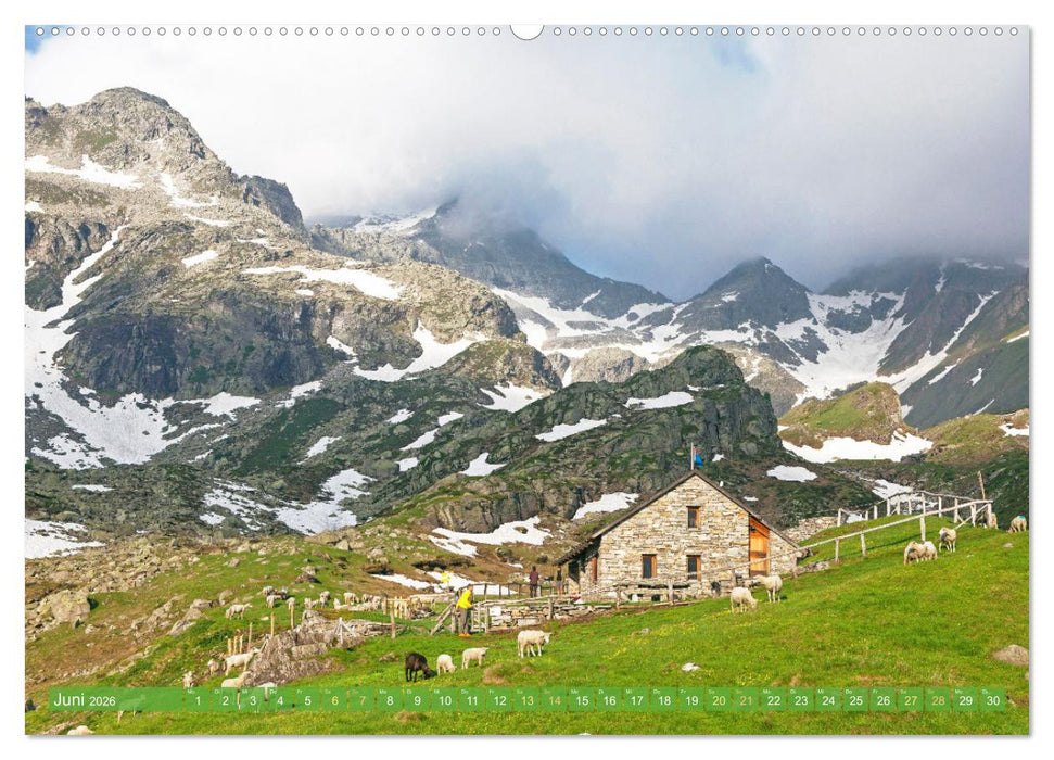 Wunderbares Tessin: Mediterranes Klima und italienisches Flair (CALVENDO Wandkalender 2026)