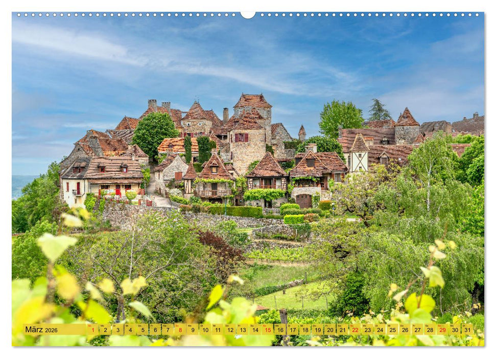 Geheimnisvolles Okzitanien. Augenblicke (CALVENDO Wandkalender 2026)