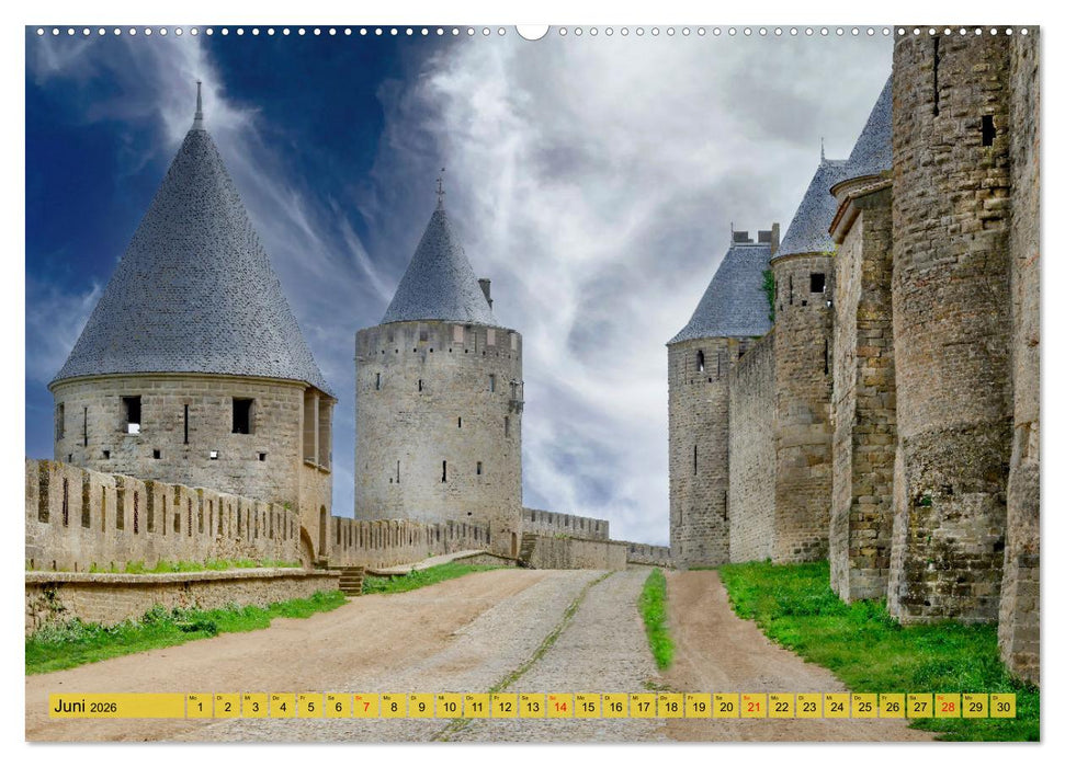 Geheimnisvolles Okzitanien. Augenblicke (CALVENDO Wandkalender 2026)