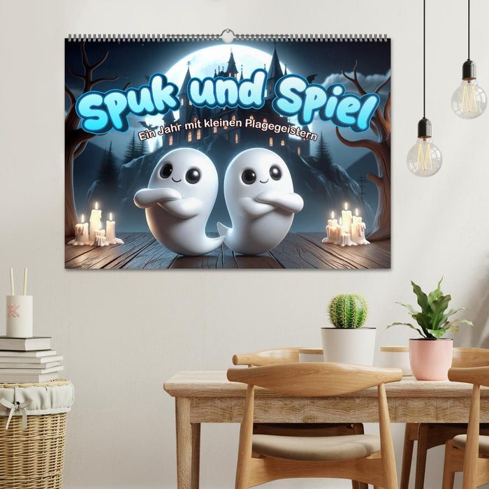 Spuk und Spiel: Ein Jahr mit kleinen Plagegeistern (CALVENDO Wandkalender 2026)