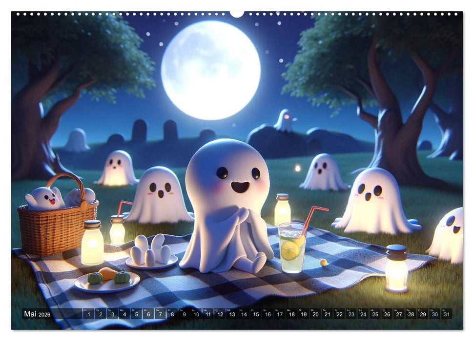Spuk und Spiel: Ein Jahr mit kleinen Plagegeistern (CALVENDO Wandkalender 2026)