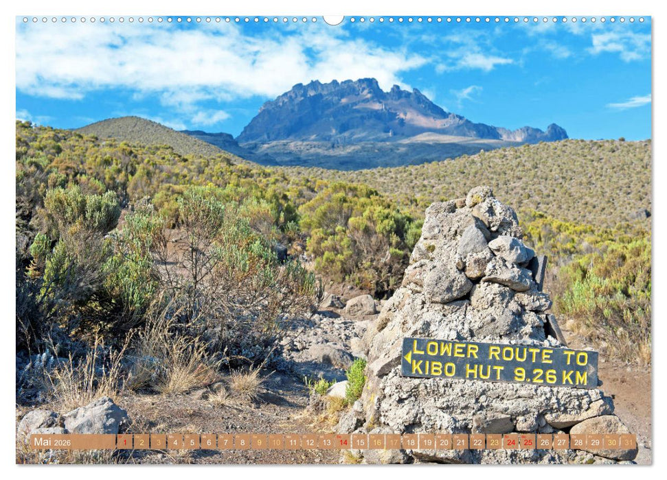 Entdeckungen am Kilimandscharo (CALVENDO Premium Wandkalender 2026)