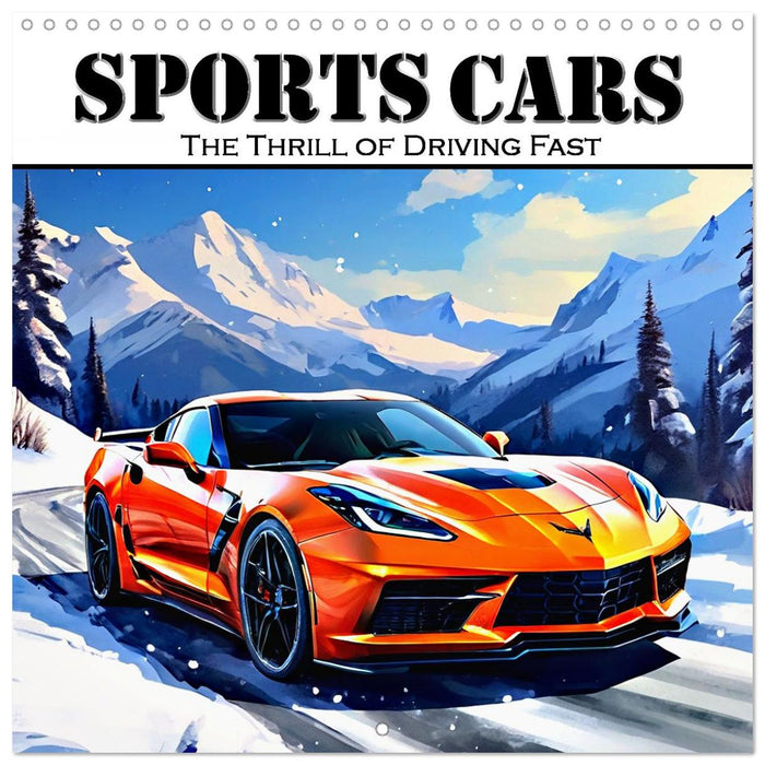 Sports Cars - The Thrill of Driving Fast (CALVENDO Monthly Calendar 2026)