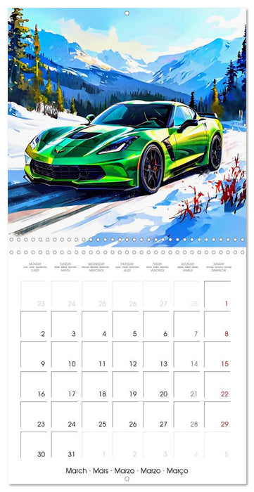 Sports Cars - The Thrill of Driving Fast (CALVENDO Monthly Calendar 2026)