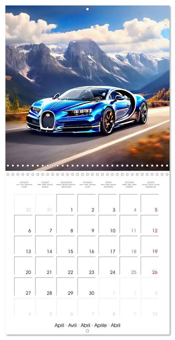 Sports Cars - The Thrill of Driving Fast (CALVENDO Monthly Calendar 2026)