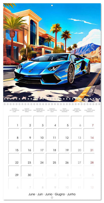 Sports Cars - The Thrill of Driving Fast (CALVENDO Monthly Calendar 2026)