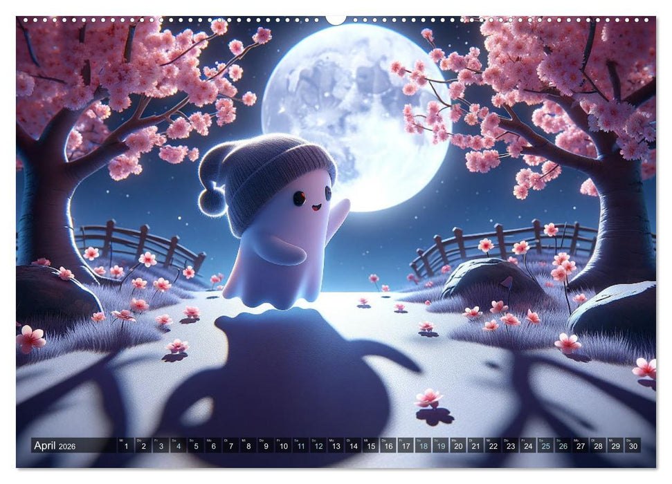 Spuk und Spiel: Ein Jahr mit kleinen Plagegeistern (CALVENDO Premium Wandkalender 2026)