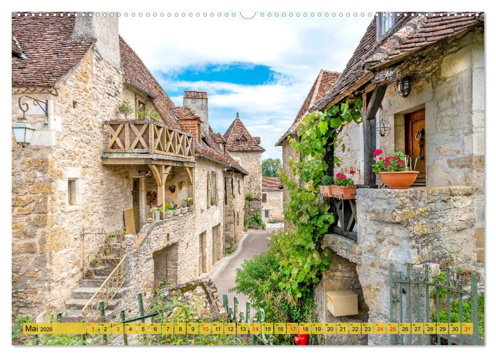 Geheimnisvolles Okzitanien. Augenblicke (CALVENDO Premium Wandkalender 2026)