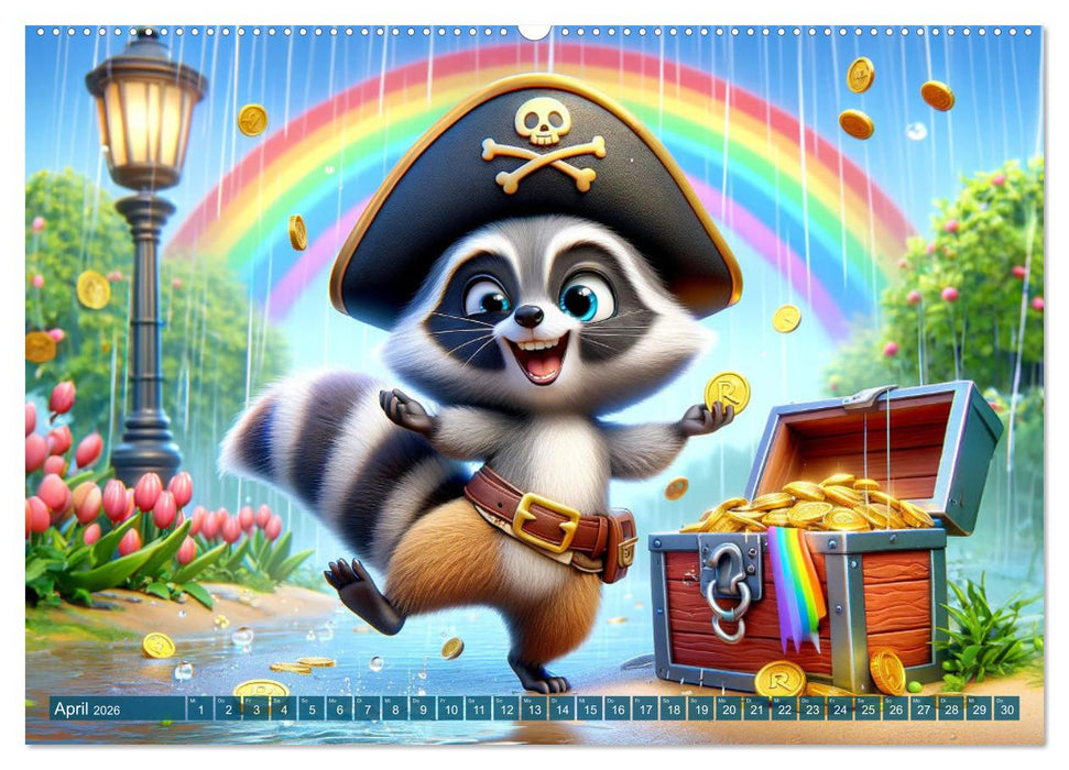 Kleine Piraten, Große Träume" - Ein Kalender für junge Entdecker (CALVENDO Wandkalender 2026)