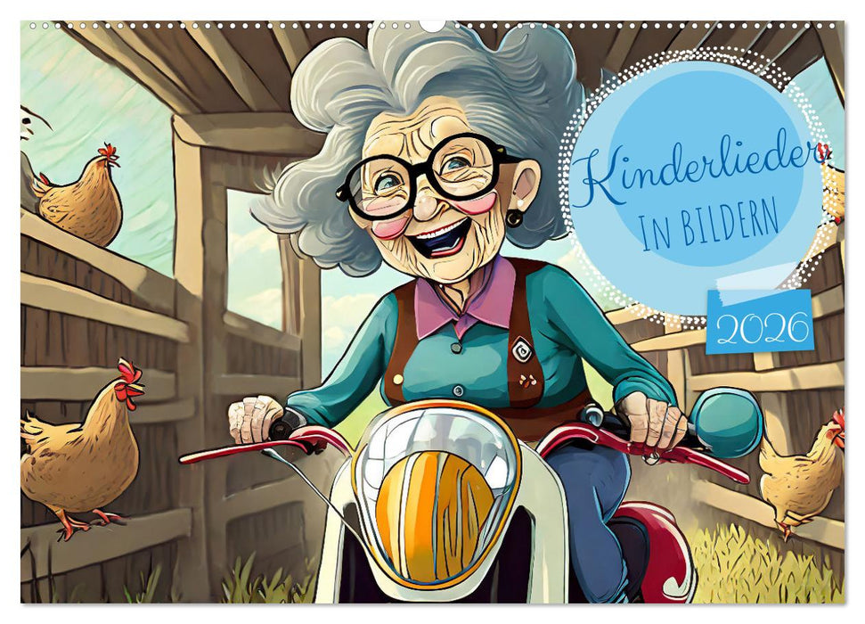 Kinderlieder - In Bildern (CALVENDO Wandkalender 2026)