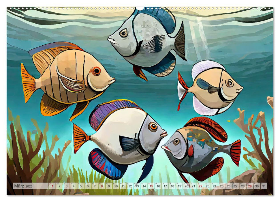 Kinderlieder - In Bildern (CALVENDO Wandkalender 2026)