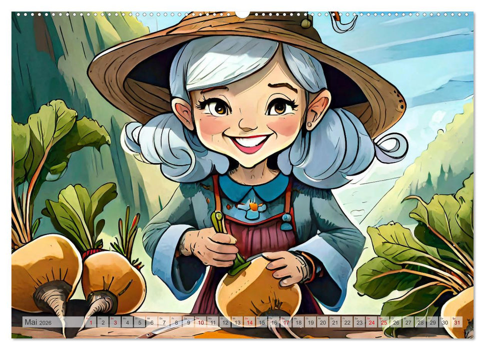 Kinderlieder - In Bildern (CALVENDO Wandkalender 2026)