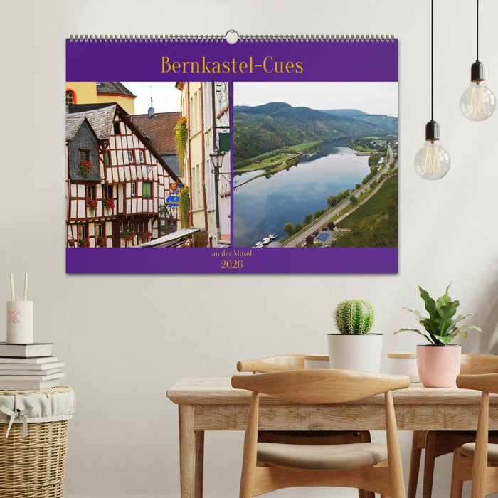 Bernkastel-Cues an der Mosel (CALVENDO Wandkalender 2026)