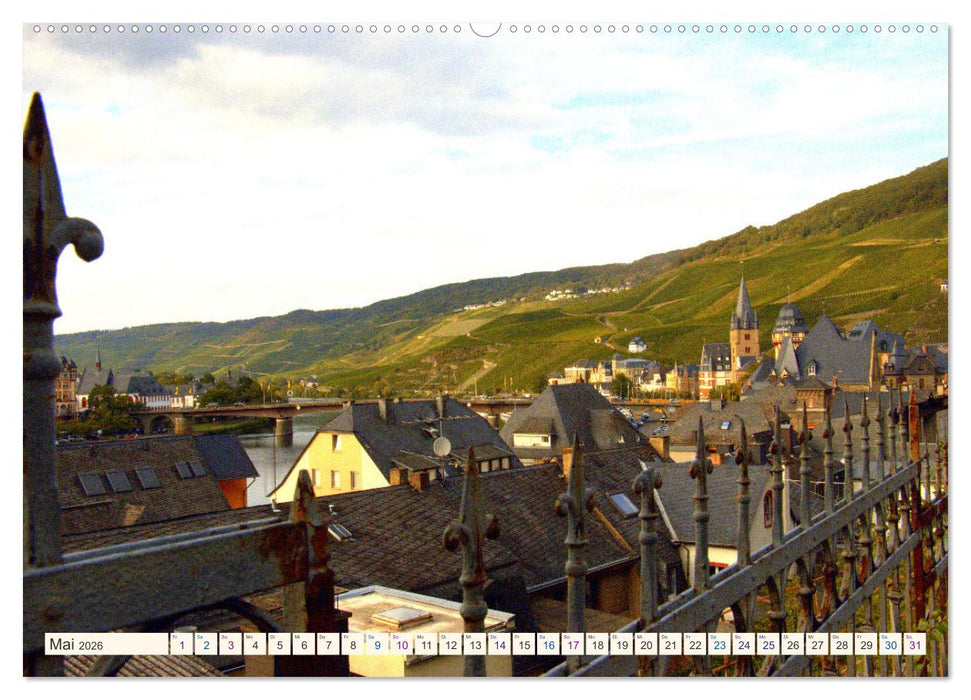 Bernkastel-Cues an der Mosel (CALVENDO Wandkalender 2026)