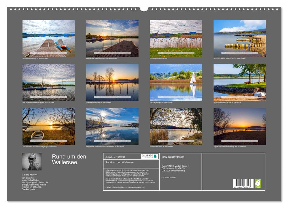 Rund um den Wallersee (CALVENDO Wandkalender 2026)