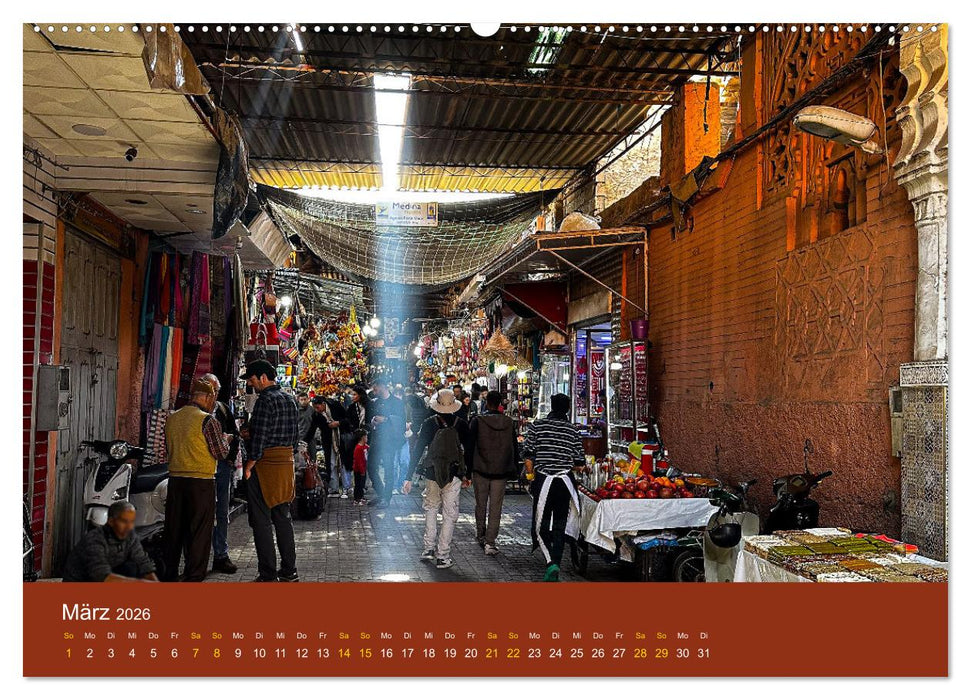 Marrakesch Eine Stadt aus 1001 Nacht (CALVENDO Premium Wandkalender 2026)