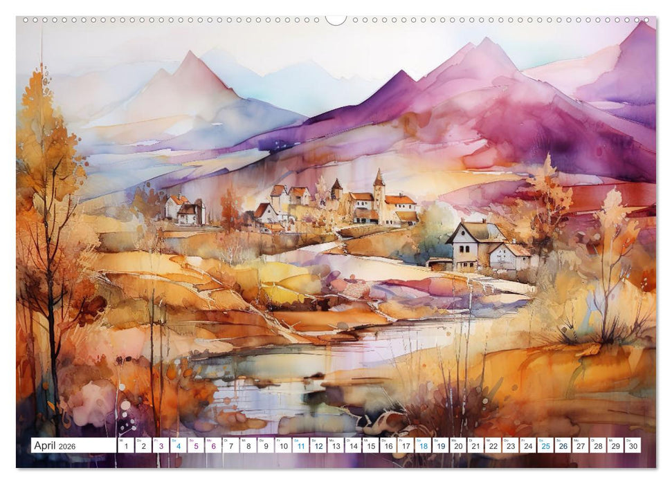 Farbsinfonie der Natur (CALVENDO Premium Wandkalender 2026)
