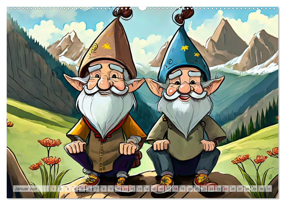 Kinderlieder - In Bildern (CALVENDO Premium Wandkalender 2026)