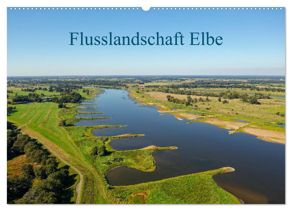Flusslandschaft Elbe (CALVENDO Wandkalender 2026)