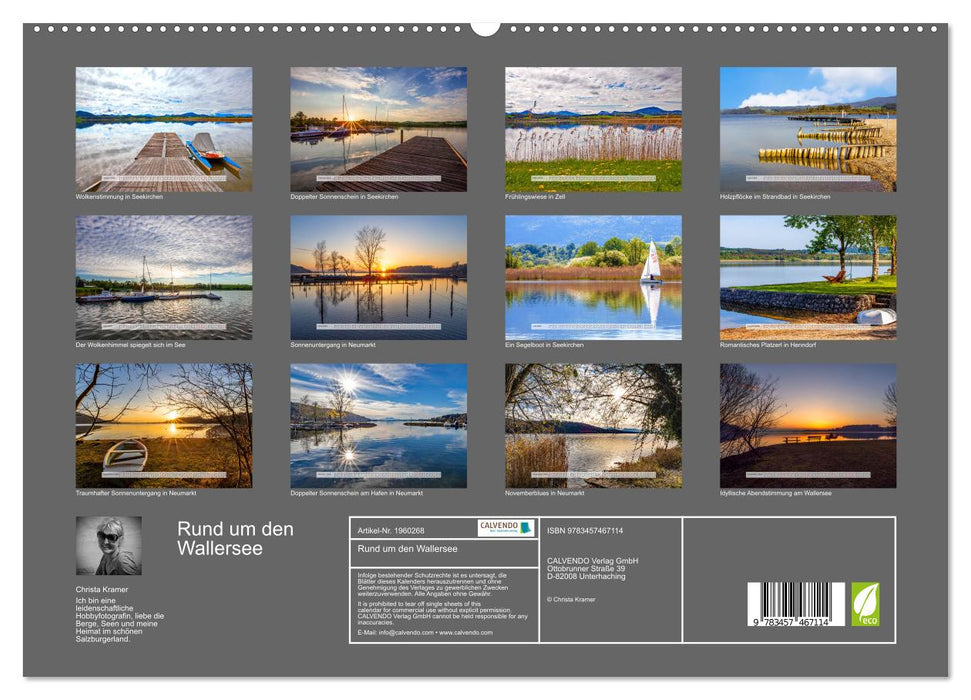 Rund um den Wallersee (CALVENDO Premium Wandkalender 2026)