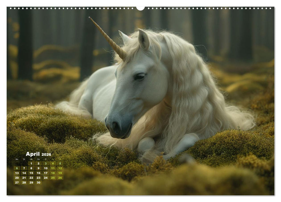 Fliegende Mähnen und Sternenstaub - Ein zauberhafter Jahresbegleiter (CALVENDO Wandkalender 2026)
