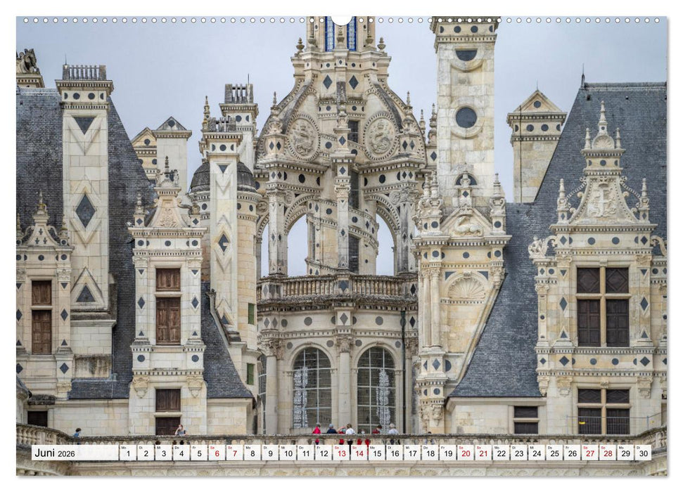 Die Schlösser im Tal der Loire (CALVENDO Premium Wandkalender 2026)