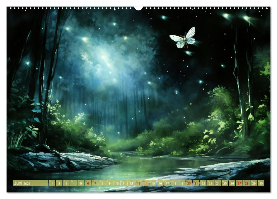 Im Schutz der Dunkelheit (CALVENDO Wandkalender 2026)