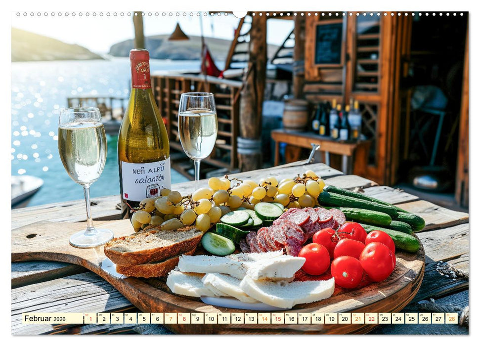 Picknick für Gourmets - Genuss erleben (CALVENDO Premium Wandkalender 2026)