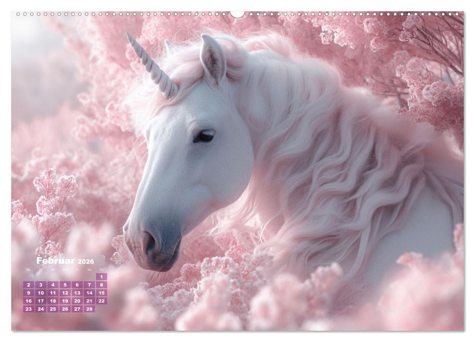 Fliegende Mähnen und Sternenstaub - Ein zauberhafter Jahresbegleiter (CALVENDO Premium Wandkalender 2026)