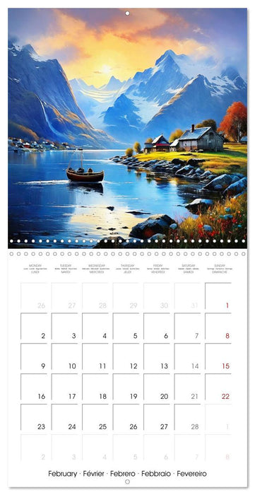 Vikings - Historical Explorers and Warriors (CALVENDO Monthly Calendar 2026)