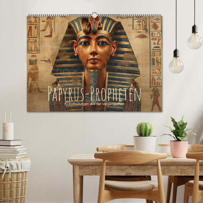 Papyrus-Propheten - KI-Enthüllungen aus der Vergangenheit (CALVENDO Wandkalender 2026)