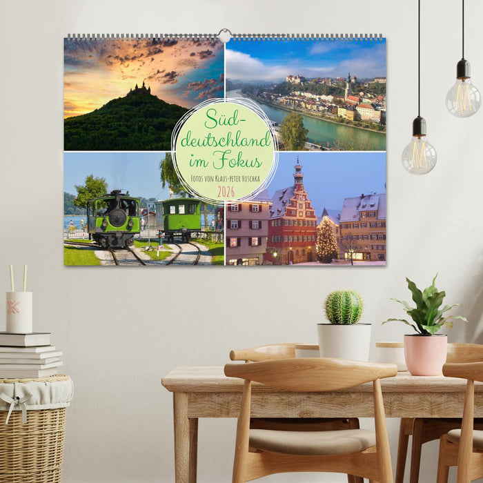 Süddeutschland im Fokus (CALVENDO Wandkalender 2026)
