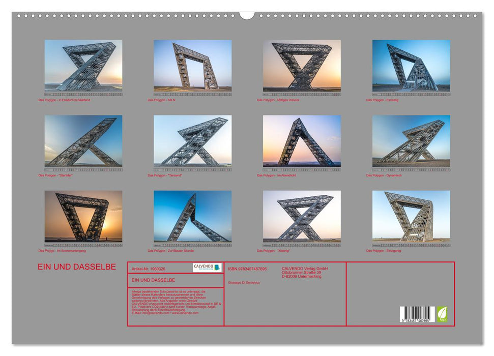 EIN UND DASSELBE (CALVENDO Wandkalender 2026)