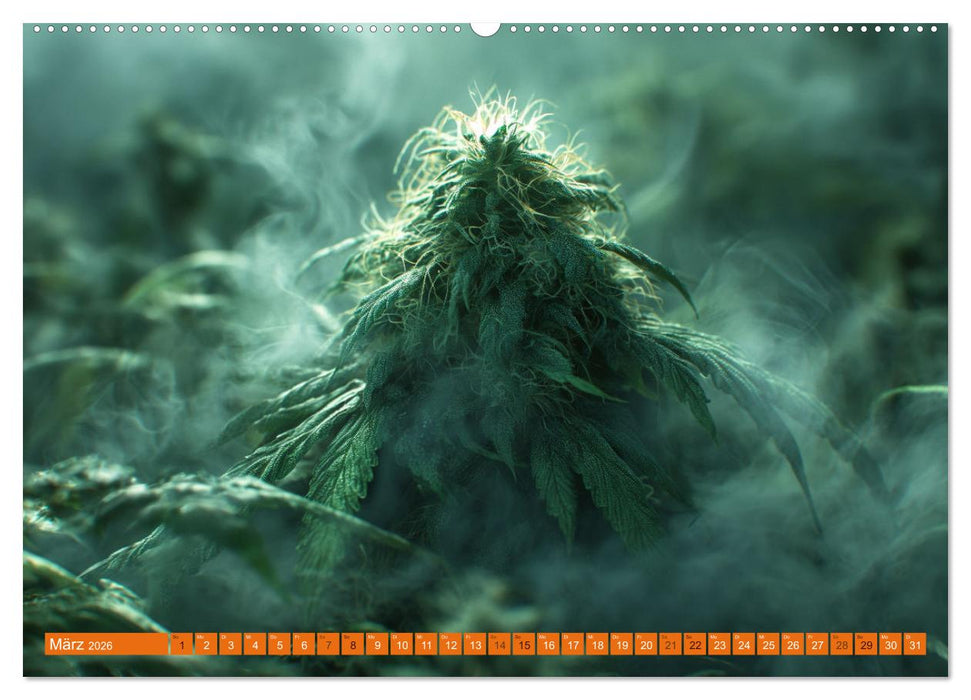 High Moments - Ein Jahr im Zeichen von Cannabis (CALVENDO Premium Wandkalender 2026)
