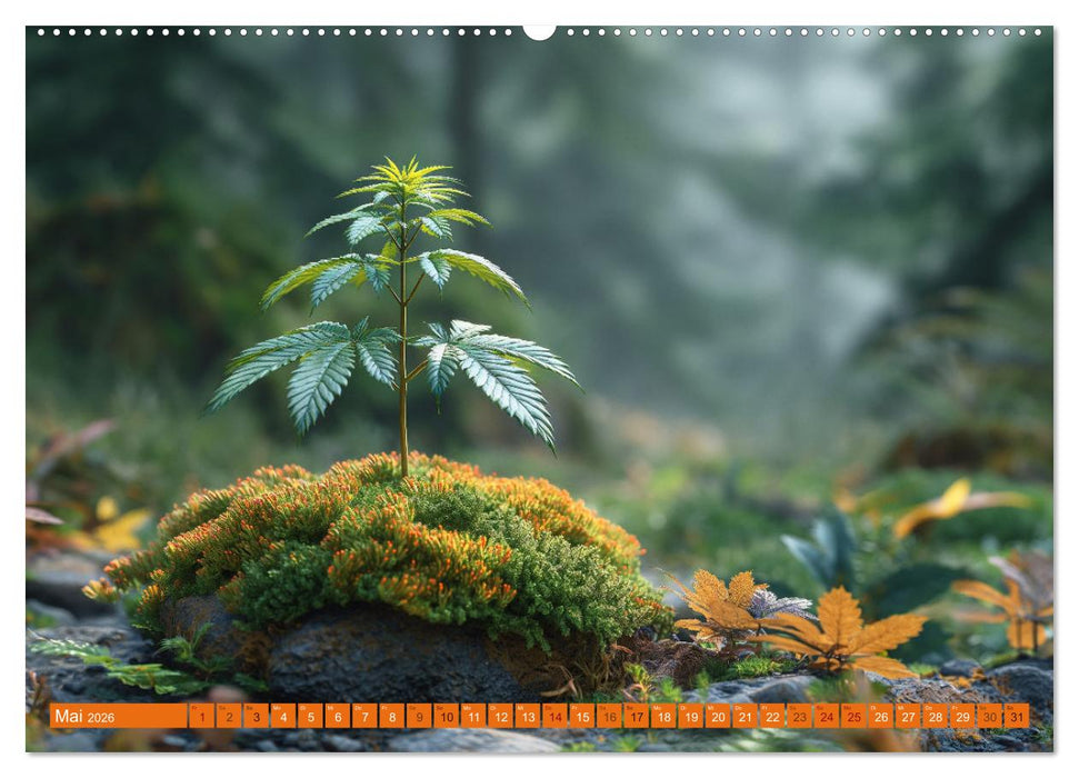 High Moments - Ein Jahr im Zeichen von Cannabis (CALVENDO Premium Wandkalender 2026)
