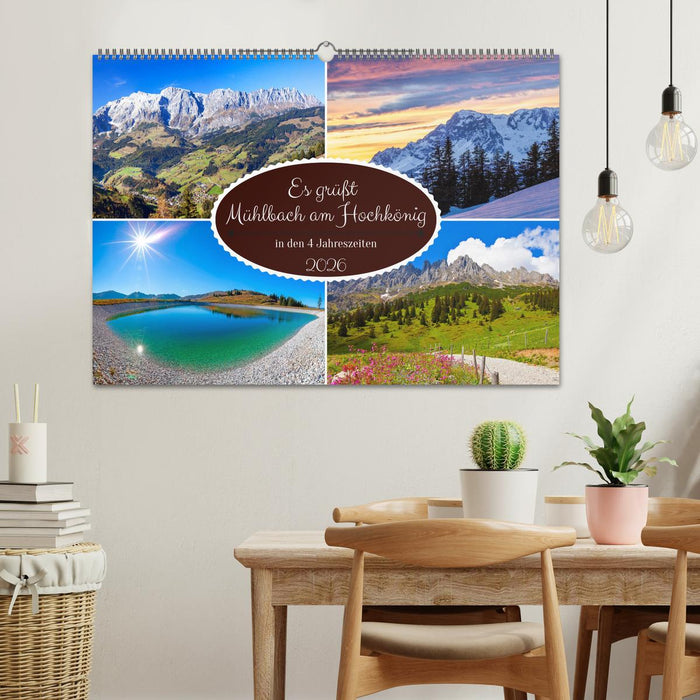Es grüßt Mühlbach am Hochkönig (CALVENDO Wandkalender 2026)