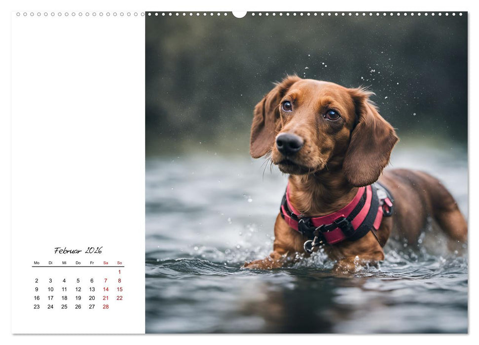 KI - Hund und Katz `des Menschen bester Freund (CALVENDO Wandkalender 2026)