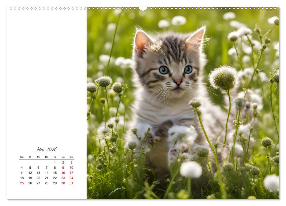 KI - Hund und Katz `des Menschen bester Freund (CALVENDO Wandkalender 2026)