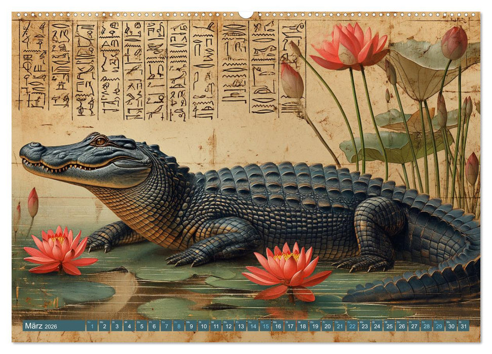 Papyrus-Propheten - KI-Enthüllungen aus der Vergangenheit (CALVENDO Premium Wandkalender 2026)